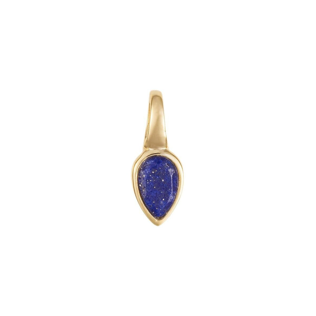 Semi Precious Birthstone Pendant 9ct Yellow Gold Plated Hallmarked All Months