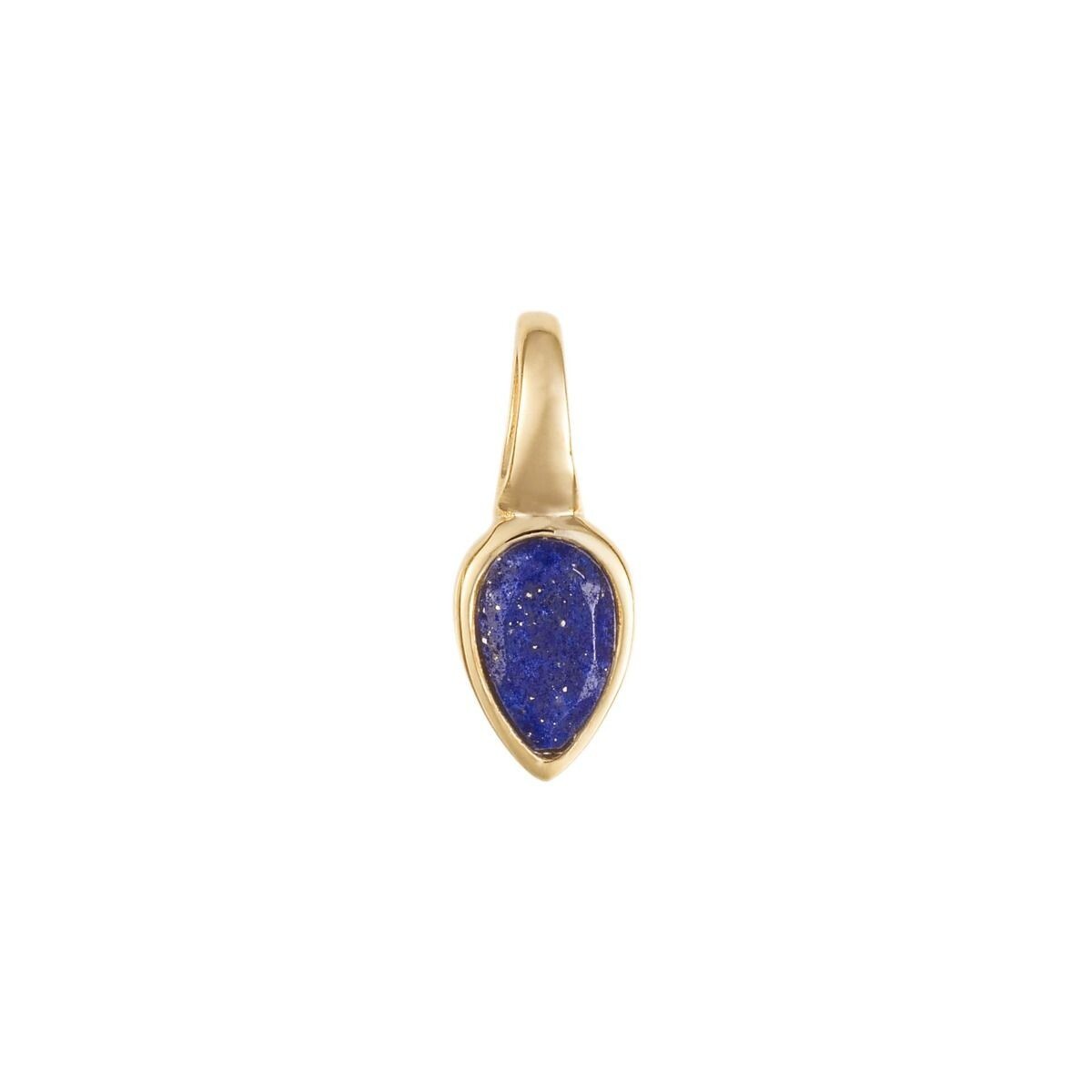 Semi Precious Birthstone Pendant 9ct Yellow Gold Plated Hallmarked All Months