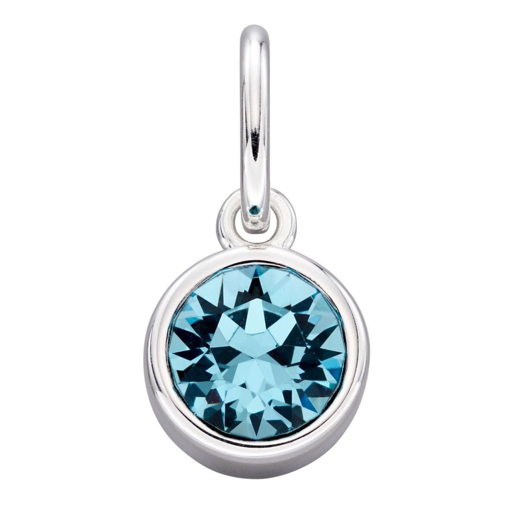 Crystal Birthstone Pendant Sterling Silver 925 Hallmark British Made All Months
