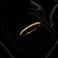 Bobble Ring 9ct Yellow Gold 375 Hallmarked Sizes J - P British Made Brand New