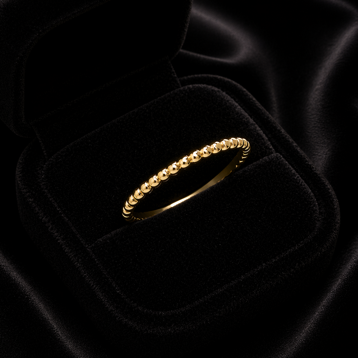 Bobble Ring 9ct Yellow Gold 375 Hallmarked Sizes J - P British Made Brand New