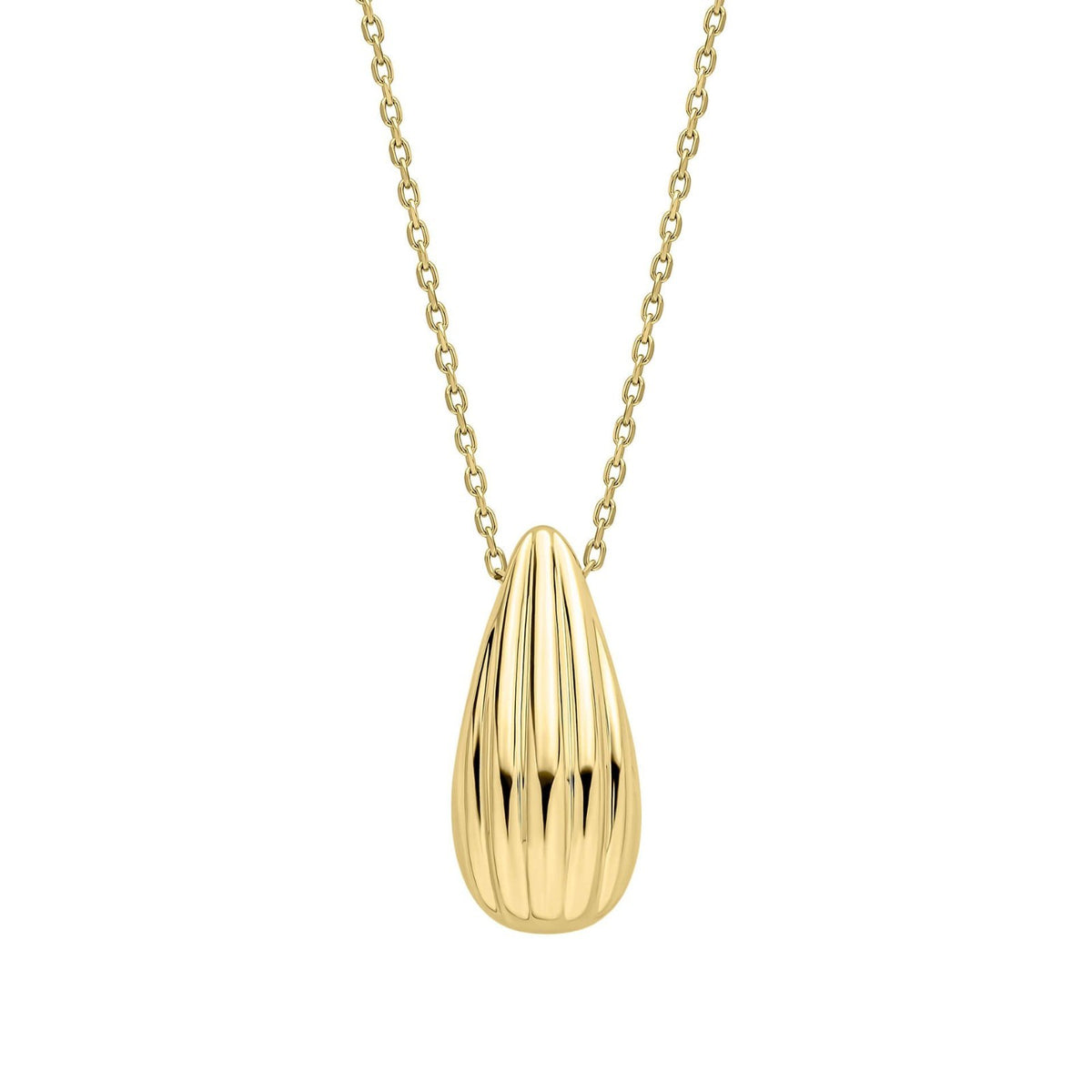 Teardrop Pendant & Earrings Set 9ct Yellow Gold 375 Hallmarked British Made