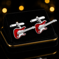 Solid Sterling Silver Rockstar Cufflink Set Men's 925 Hallmarked British Made