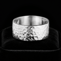 Mens 8mm Curve Heavy Band Ring 925 Hallmarked British Made Sizes P - Z