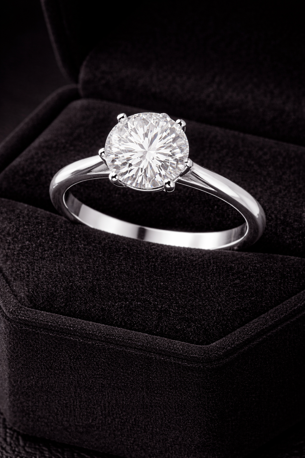 Sterling Silver Solitaire Ring Engagement Gemstone 925 Hallmarked Size J - T
