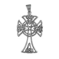 Celtic Knot Cross Sterling Silver 925 Hallmark British Made All Chain Lengths