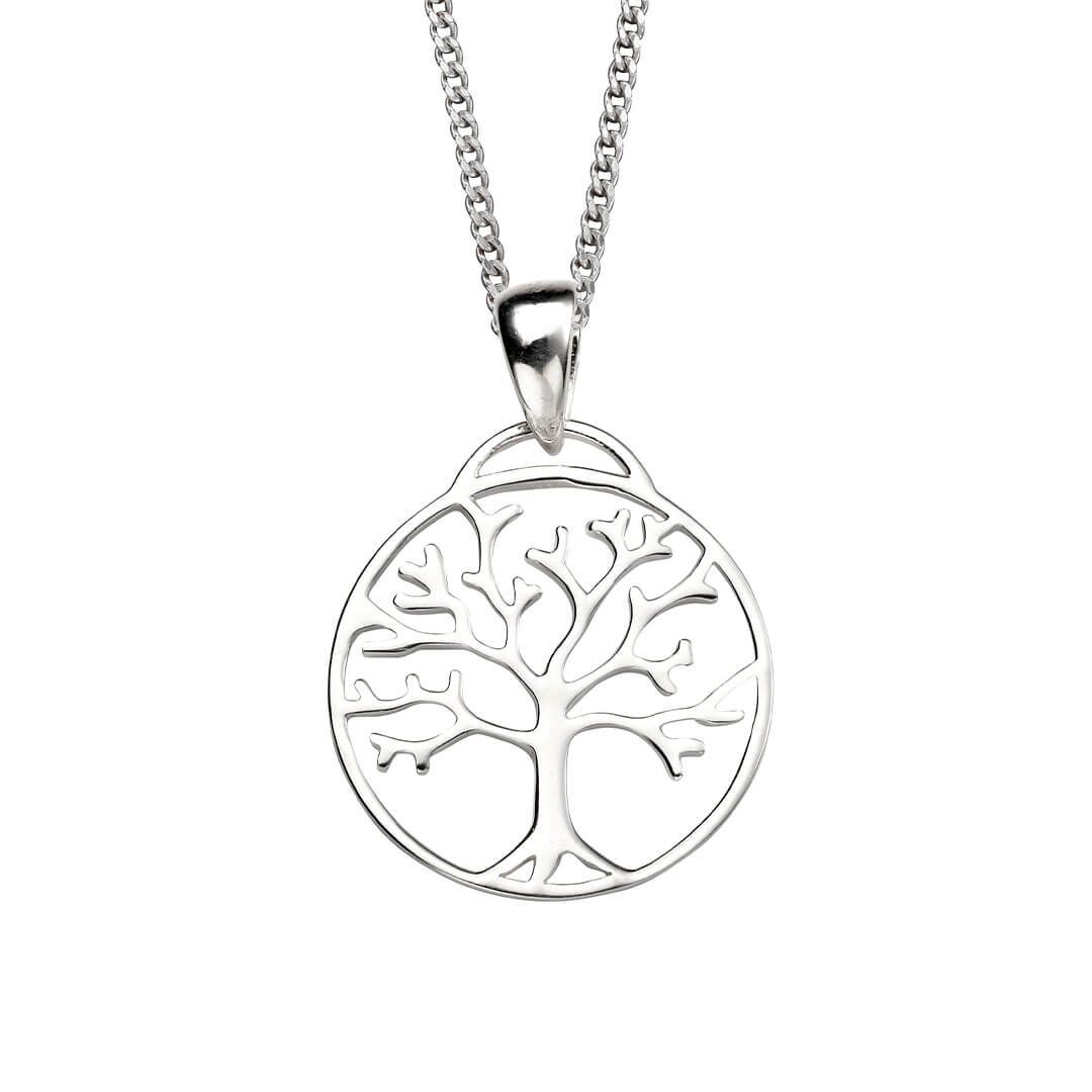 Tree Of Life Pendant Sterling Silver 925 Hallmarked All Chain Lengths