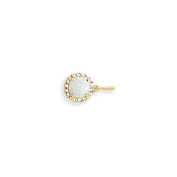 Yellow Gold Opal Pendant Hallmarked British Made All Chain Lengths Brand New