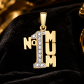 Statement Mum Gemstone 9ct Yellow Gold Pendant 375 Hallmarked All Chain Lengths