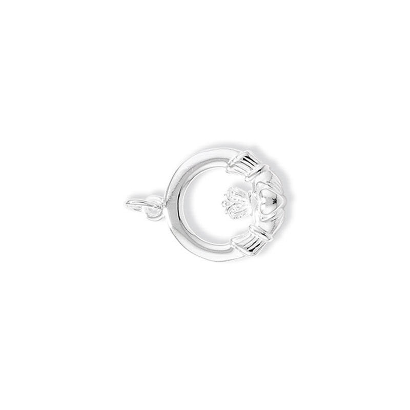 Plain Claddagh Pendant Sterling Silver 925 Hallmarked All Chain Lengths