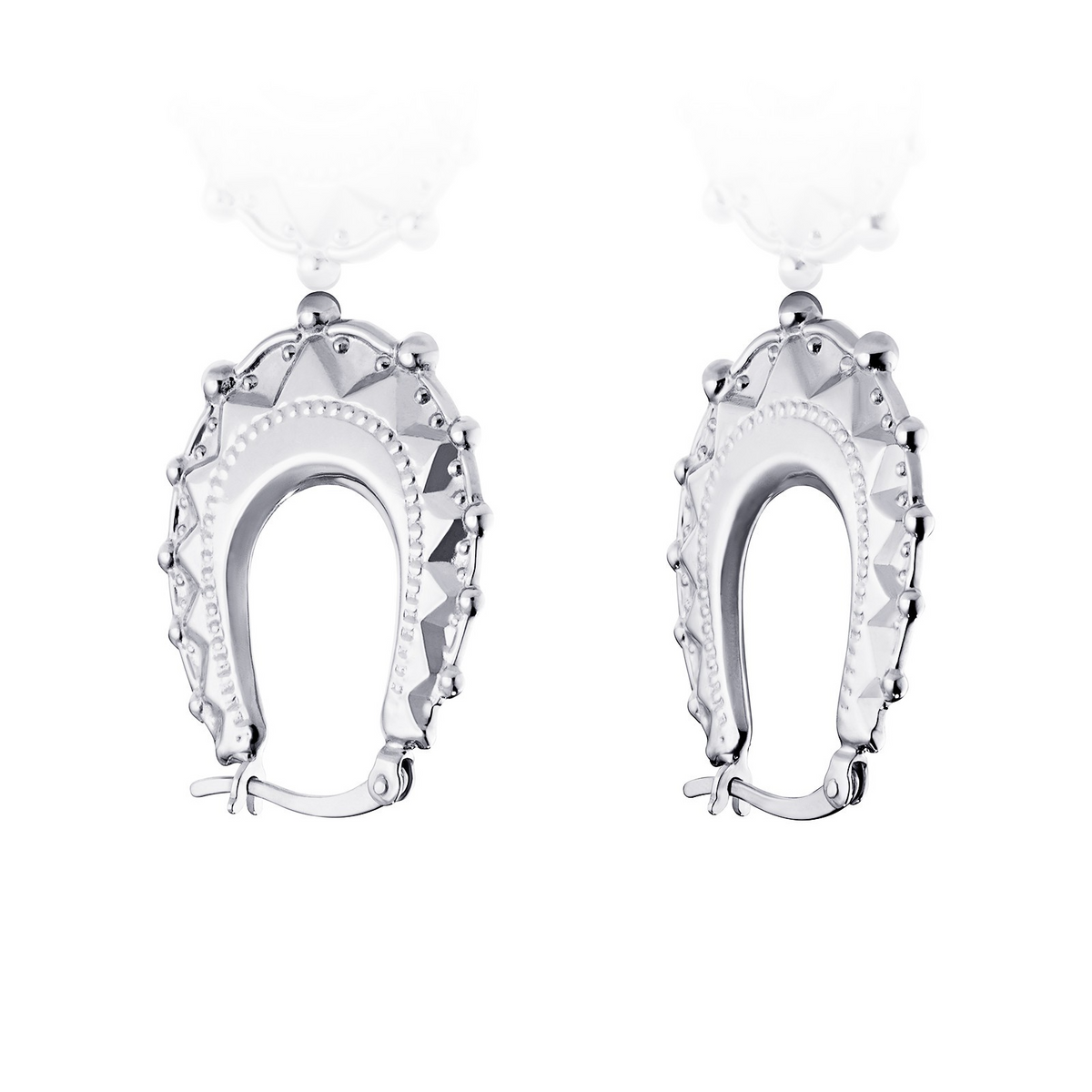 Creole Hoop Earrings Solid Sterling Siver 925 Hallmarked Brand New Boxed