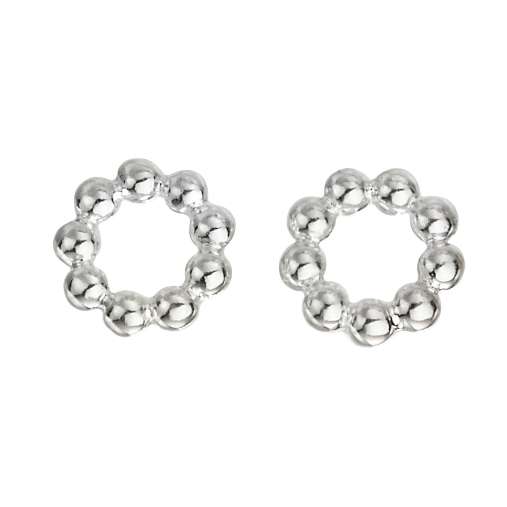 Ball Stud Earrings Sterling Silver 925 Hallmarked British Made Brand New Boxed