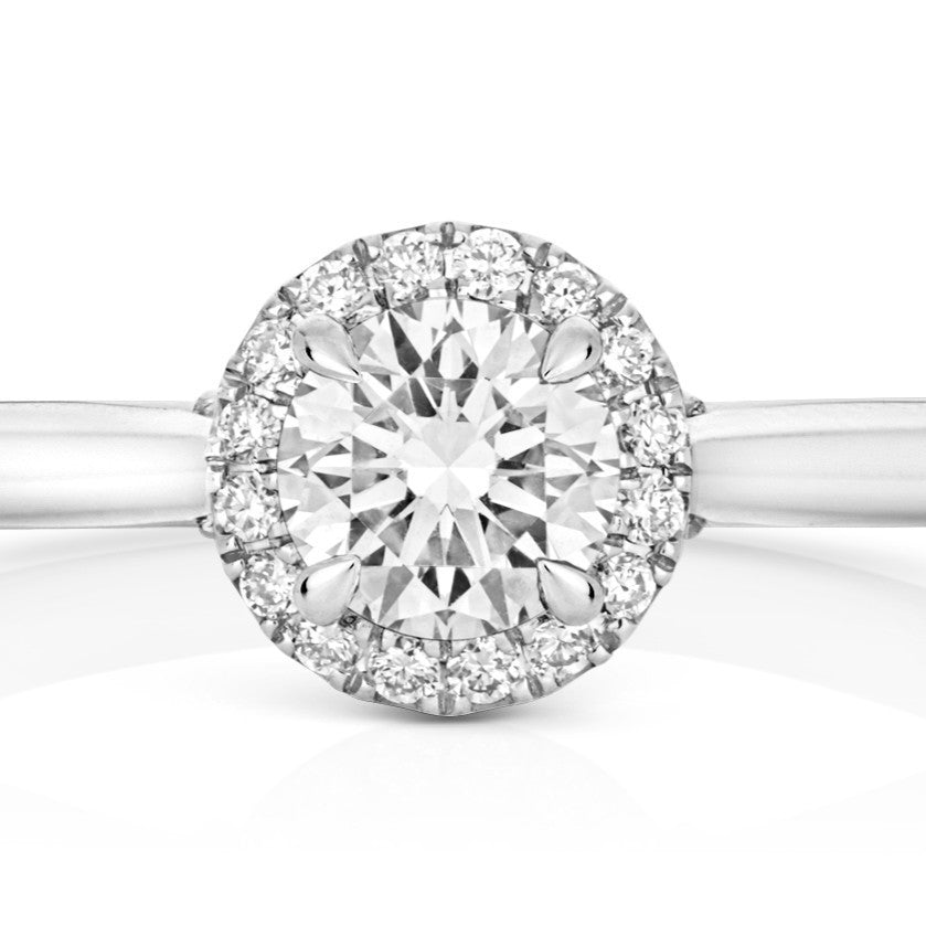 29 Lab-Grown Diamond Engagement Ring 18ct White Gold Hallmarked Sizes J - Q