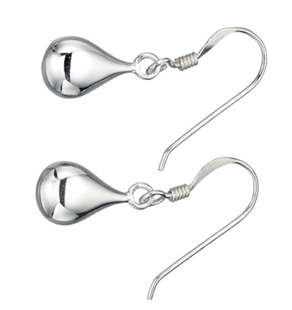 Teardrop Hook Earrings Sterling Silver 925 Hallmarked Brand New Boxed