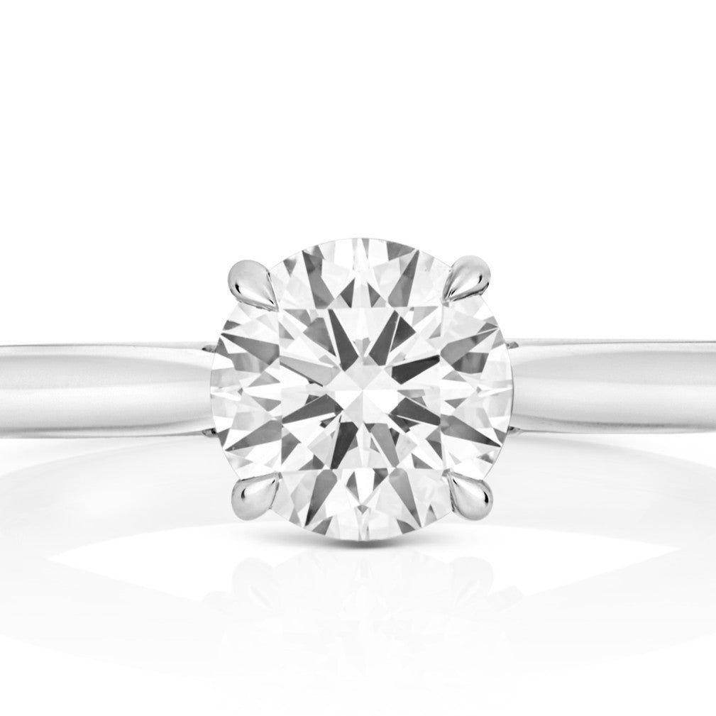 13 Lab-Grown Diamond Engagement Ring 18ct White Gold Hallmarked Sizes J - Q