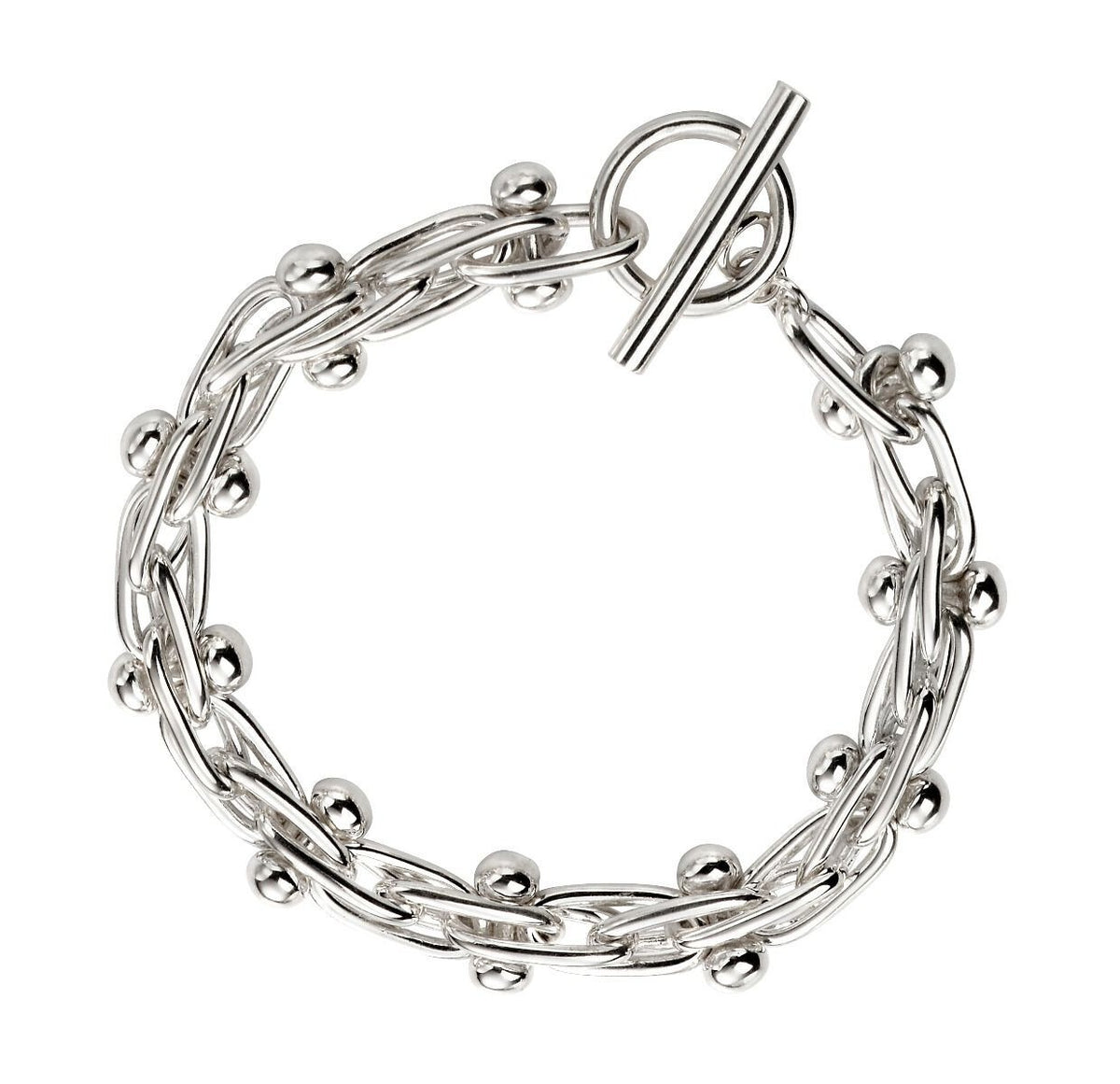 T Bar Mexican Style Bracelet Sterling Silver 925 Hallmarked Brand New Boxed