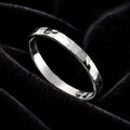 Sterling Silver Hammered Band Ring 925 Hallmarked Size K - S