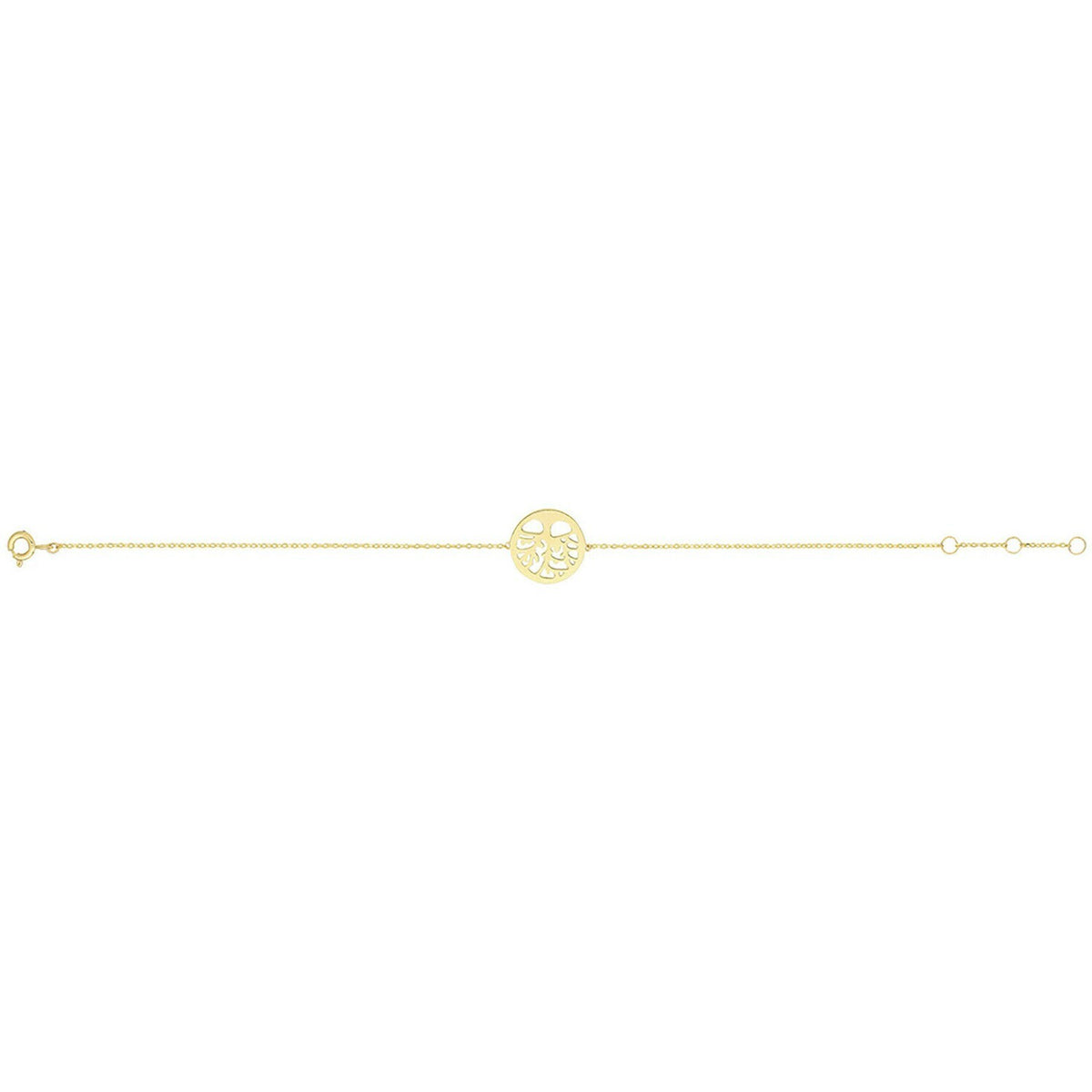 Ladies Tree of Life Bracelet Solid 9ct Yellow Gold 375 Hallmarked British Made 