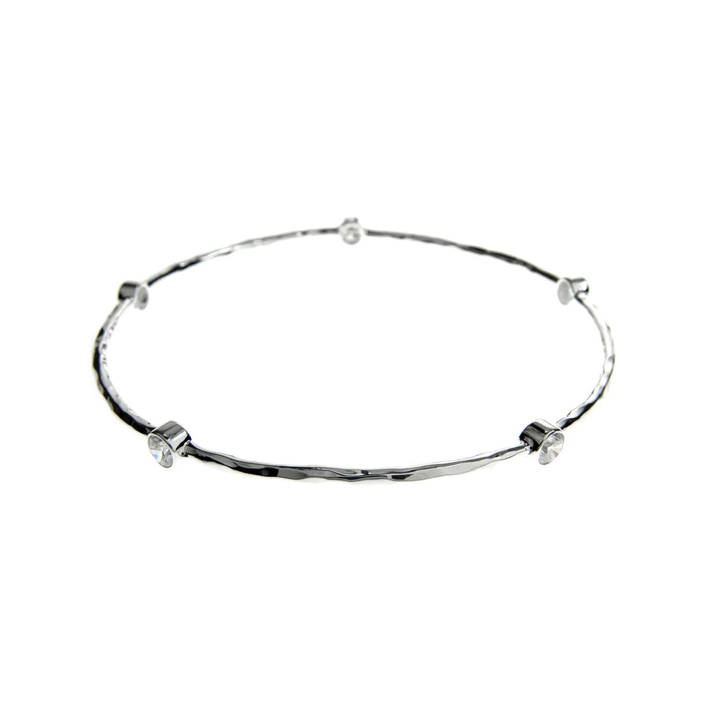 Sterling Silver Kenzie Flush Bangle British Made 925 Hallmarked Brand New Boxed