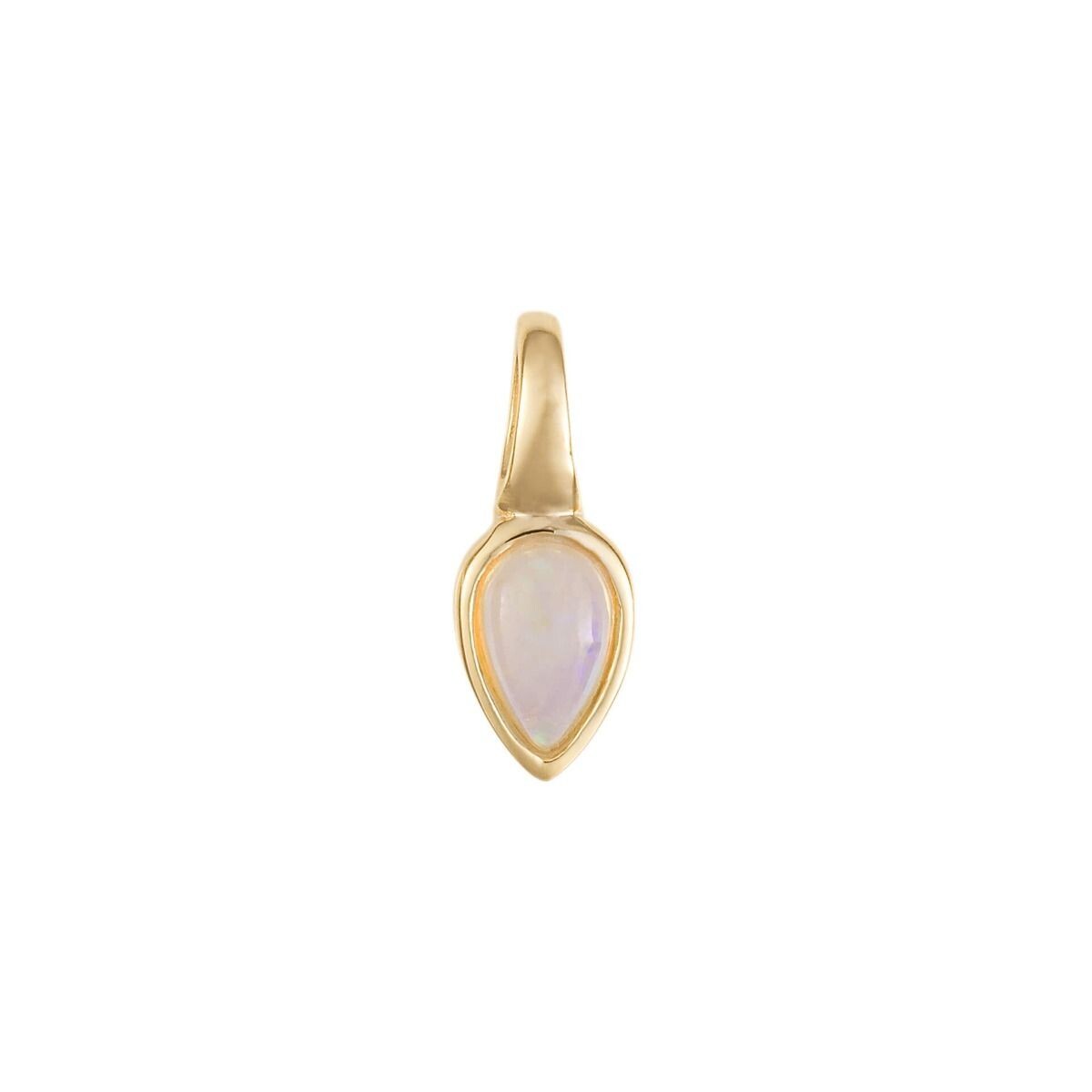 Semi Precious Birthstone Pendant 9ct Yellow Gold Plated Hallmarked All Months