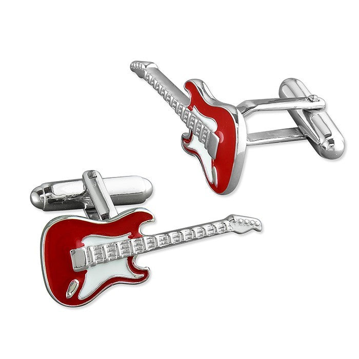 Solid Sterling Silver Rockstar Cufflink Set Men's 925 Hallmarked British Made