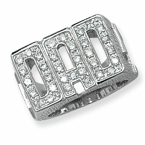 Dad Gemstone Ring Sterling Silver 925 Hallmarked Sizes British Made Q - Z