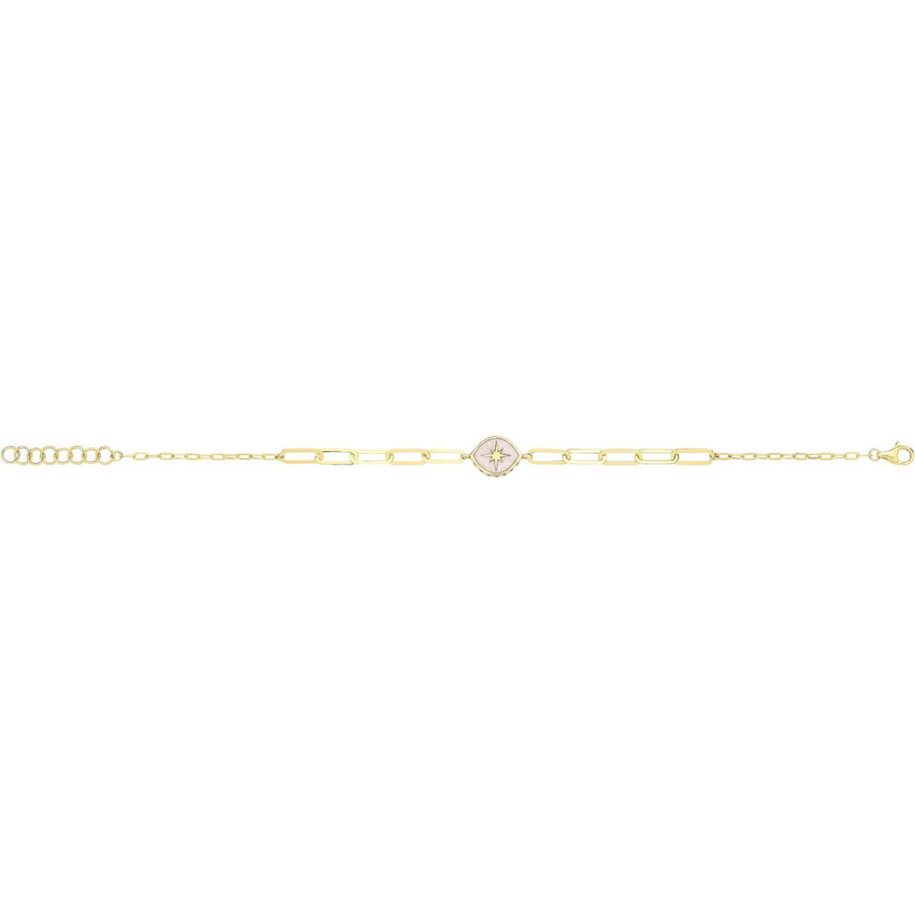 North Star Necklace and Bracelet Set 9ct Yellow Gold 375 Hallmarked Brand New