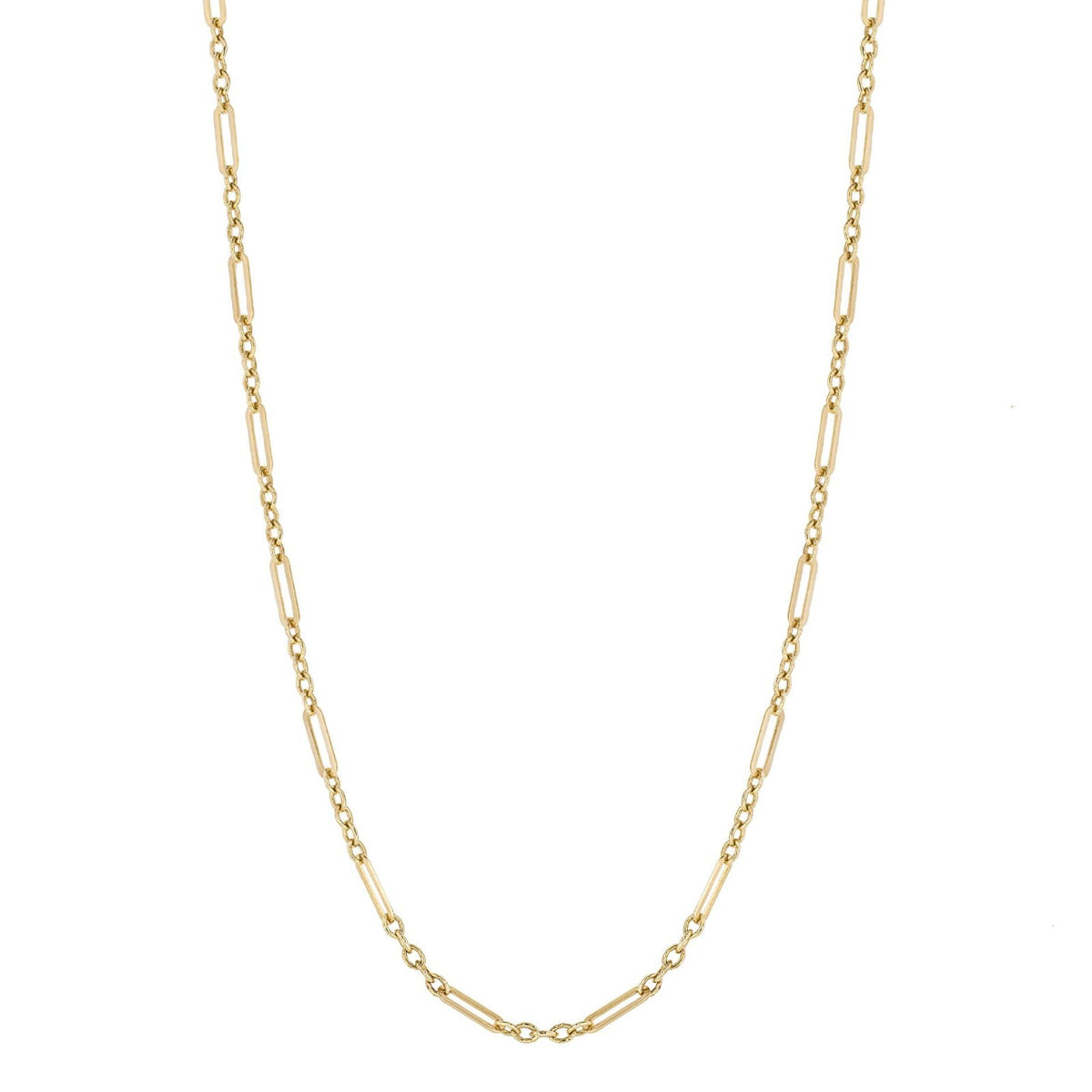 Mixed Length Chain Necklace 9ct Yellow Gold 375 Hallmark British Made Brand New