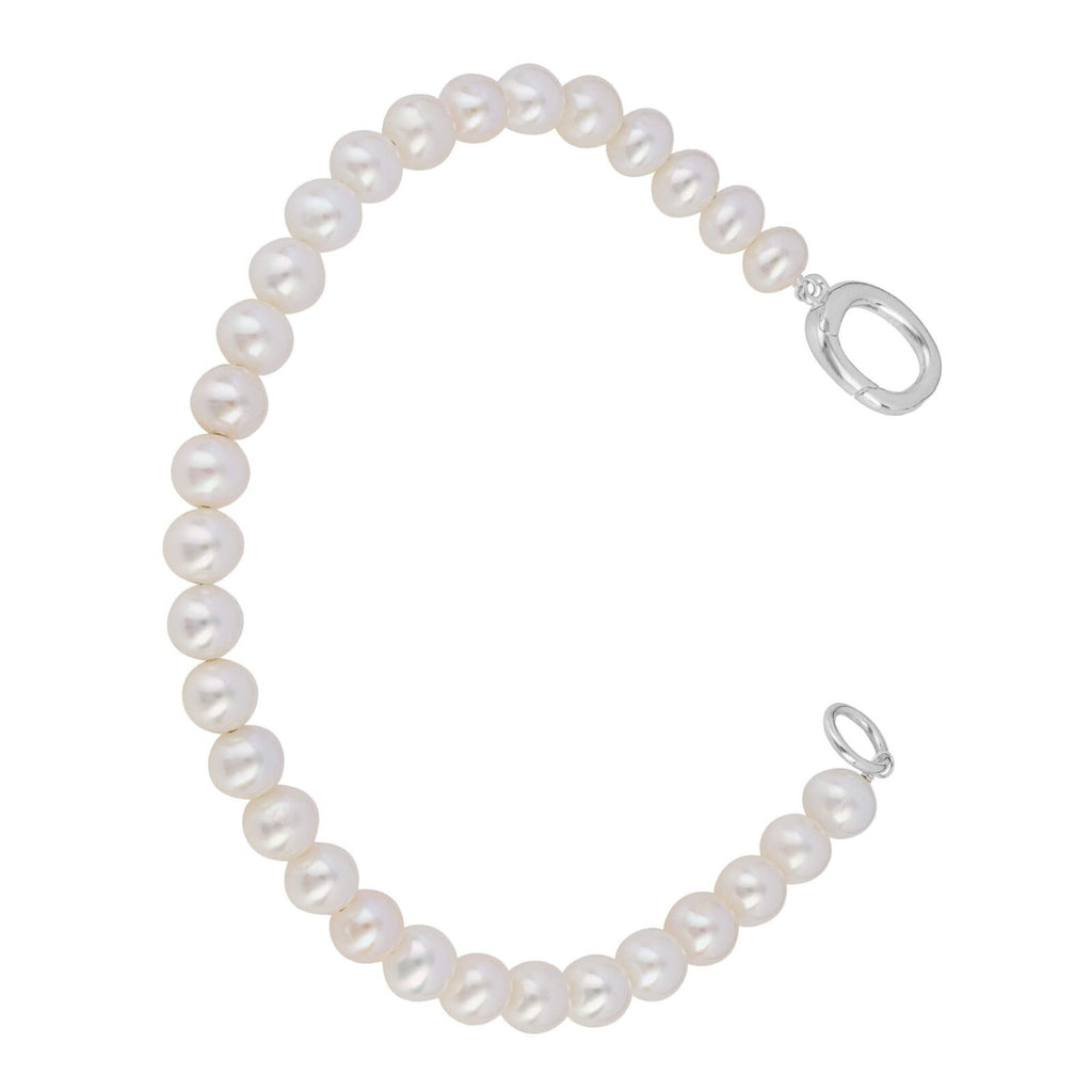 Natural Pearl Bracelet Sterling Silver 925 Hallmarked Brand New Boxed