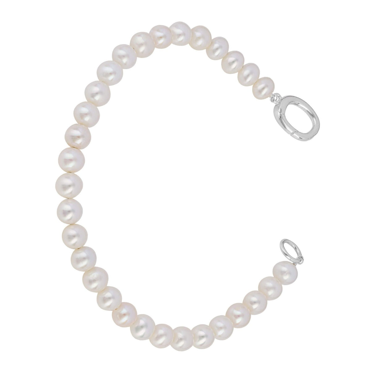 Natural Pearl Bracelet Sterling Silver 925 Hallmarked Brand New Boxed