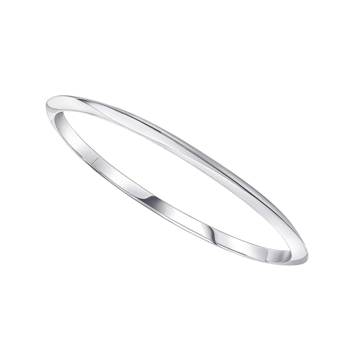 Knife Edge Bangle Sterling Silver 925 Hallmarked British Made Brand New Boxed
