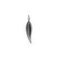 Elongated Leaf Pendant Sterling Silver 925 Hallmark All Chain Lengths Brand New