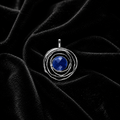 Spiderweb Sapphire Pendant Sterling Silver 925 Hallmarked All Chain Lengths