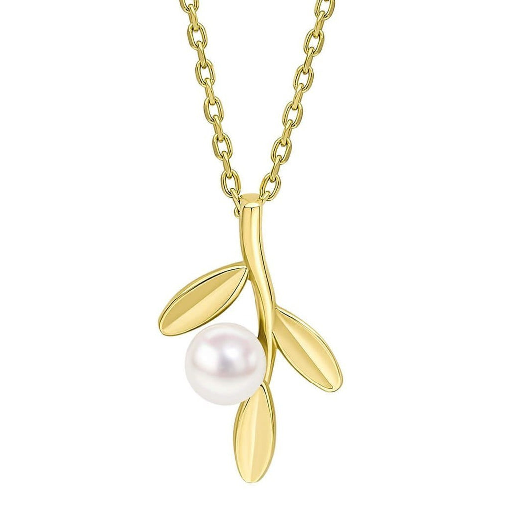 Willow Necklace 9ct Yellow Gold 375 Hallmarked British Made Brand New Boxed