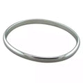 Oval Solid Slave Bangle Sterling Silver 925 Hallmark British Made Brand New