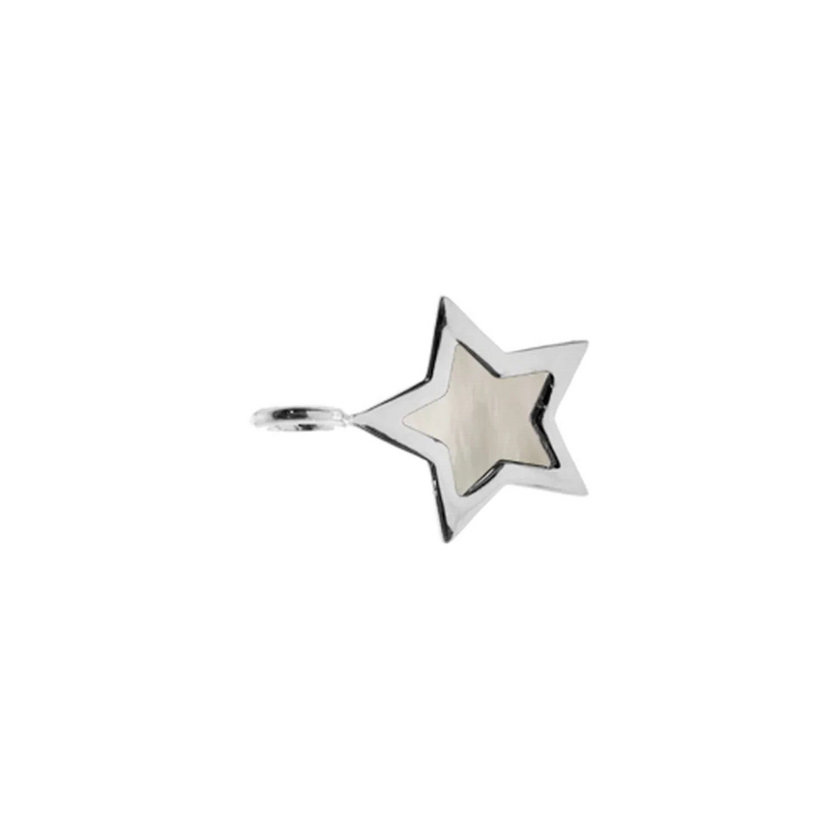 Star Mother Of Pearl Pendant Sterling Silver 925 Hallmarked All Chain Lengths