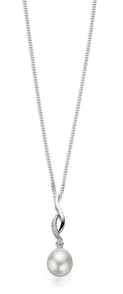 Freshwater Pearl Pendant Sterling Silver 925 Hallmarked All Chain Lengths
