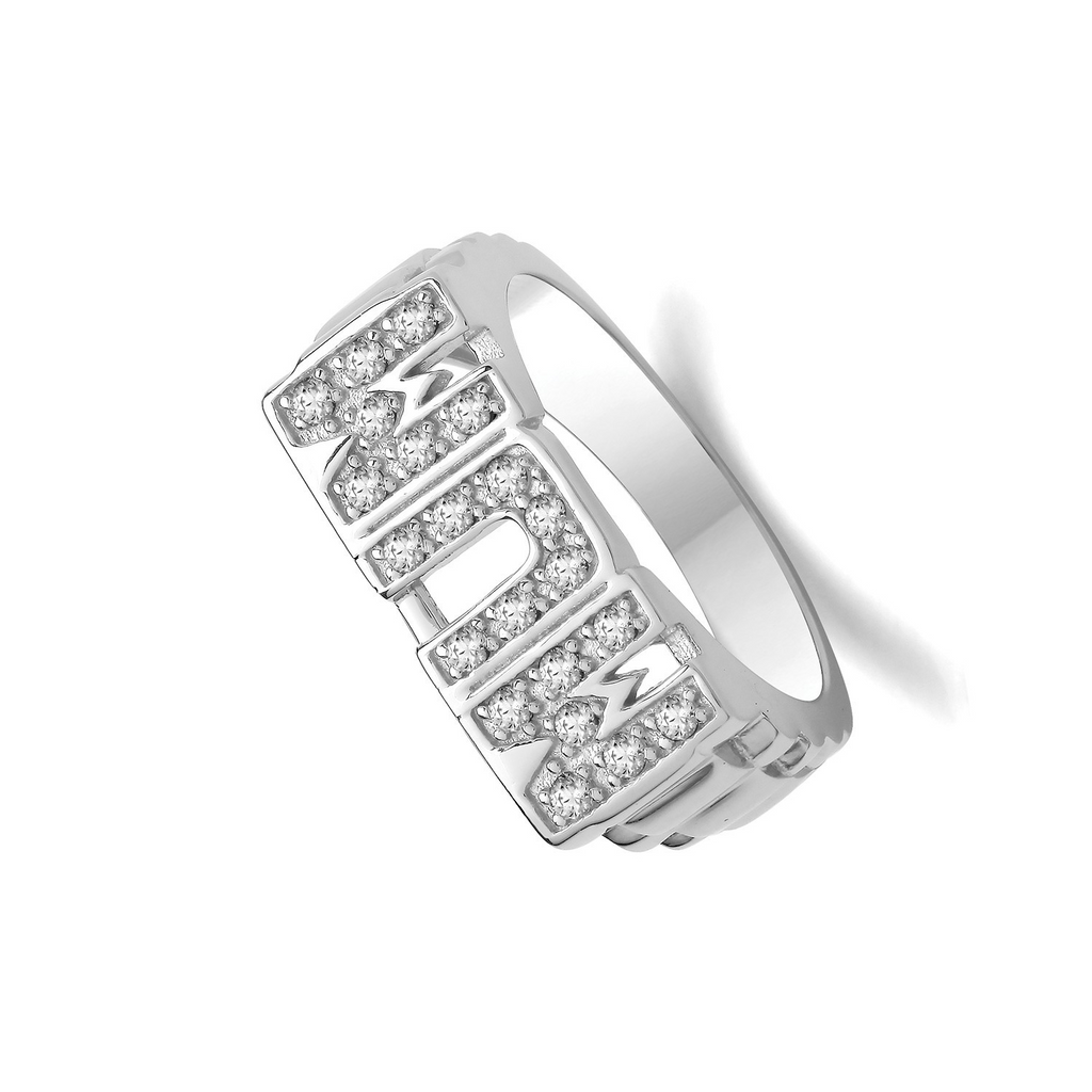 Mum Ring Sterling Silver 925 Hallmarked Size British Made Sizes M - X