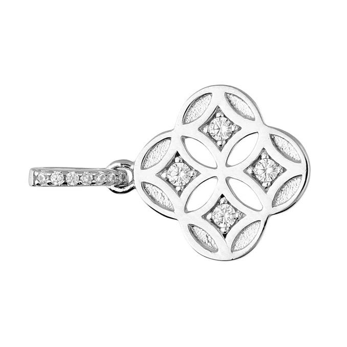 Quatrefoil Statement Pendant Sterling Silver 925 Hallmarked All Chain Lengths