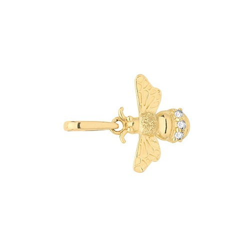 Bumble Bee 9ct Yellow Gold Pendant 375 Hallmark British Made All Chain Lengths