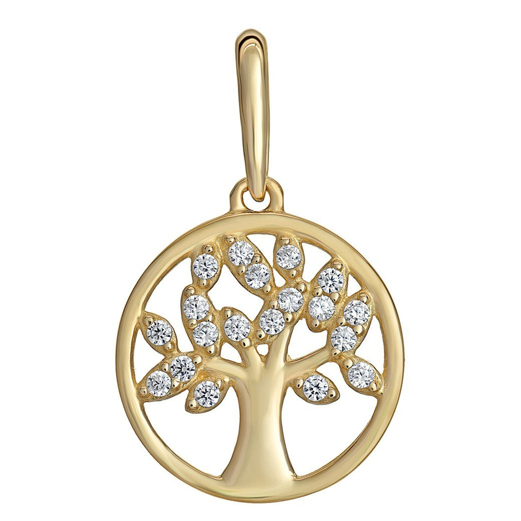 Tree Of Life 9ct Yellow Gold Pendant Hallmarked British Made All Chain Lengths