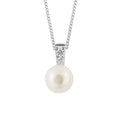 Sterling Silver Pearl Pendant 925 Hallmarked British Made All Chain Lengths