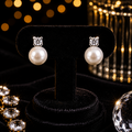 Natural Pearl Earrings Sterling Silver 925 Hallmarked Brand New Boxed
