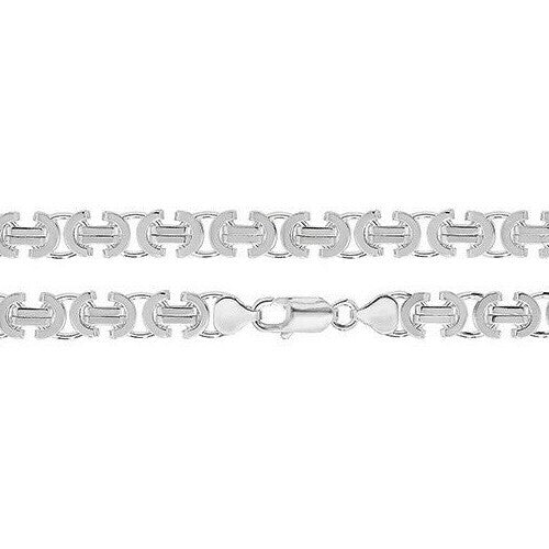 Sterling Silver Byzantine Bracelet British Made 925 Hallmarked 8" Weight 23.5g