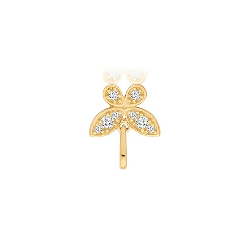 Butterfly 9ct Yellow Gold Pendant 375 Hallmarked British Made All Chain Lengths