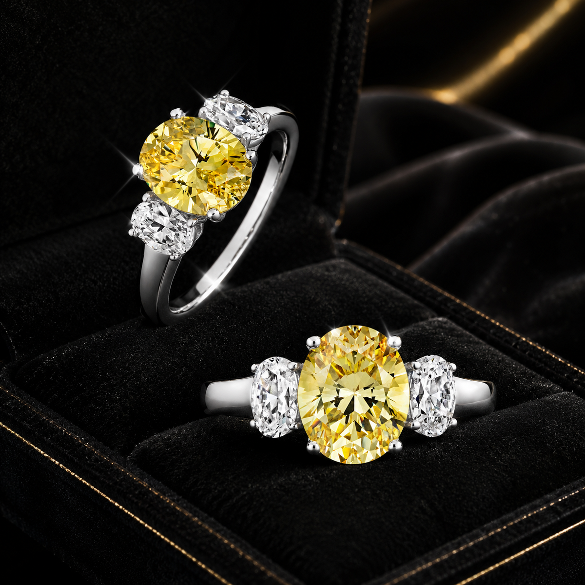 Oval Citrine Ring Sterling Silver 925 Hallmarked Sizes I - P British Made