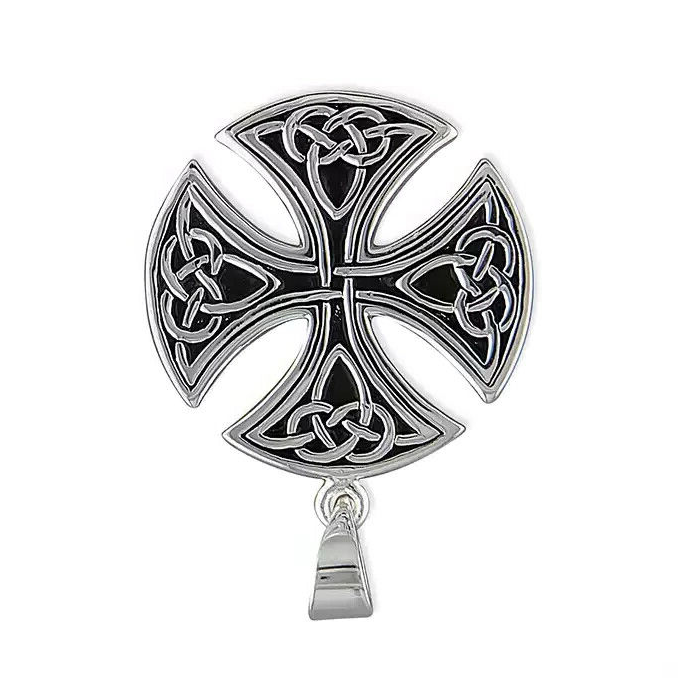 Large Celtic Cross Sterling Silver 925 Hallmarked British Made All Chain Lengths