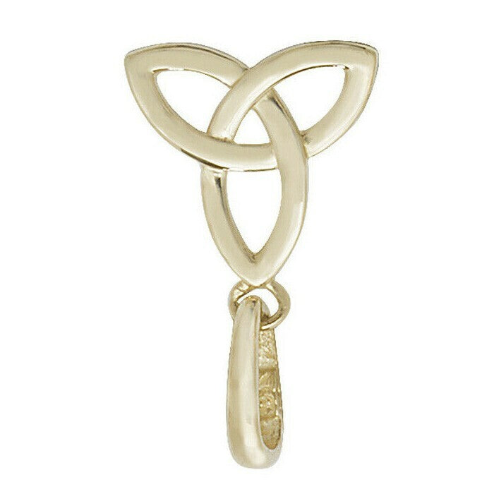 Yellow Gold Trinity Knot Pendant Hallmarked British Made All Chain Lengths