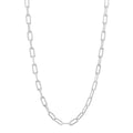 Open Link Carrier Chain Necklace Sterling Silver 925 Hallmarked Brand New Boxed