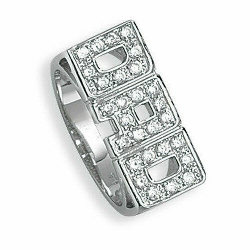 Dad Gemstone Ring Sterling Silver 925 Hallmarked Sizes British Made Q - Z